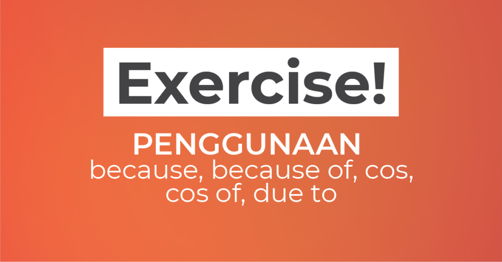 Exercise Because Of